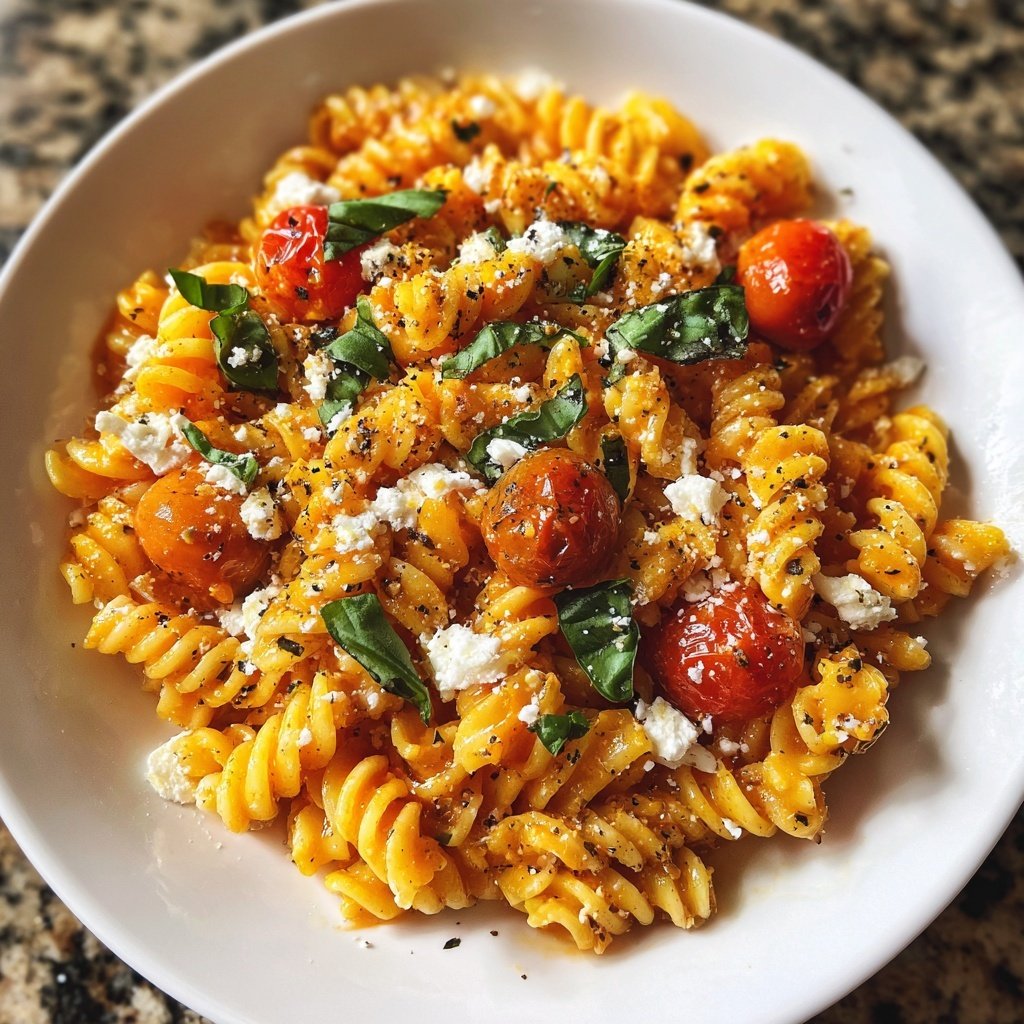 Pasta Mit Tomaten Und Feta