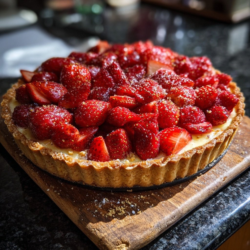 Erdbeerkuchen Mit Beerenmix