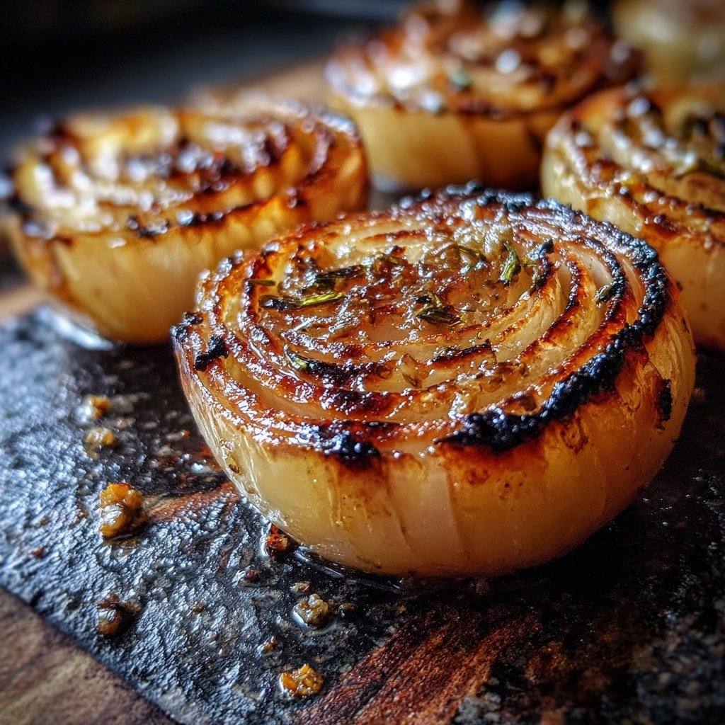 Gegrillte Zwiebeln Süß