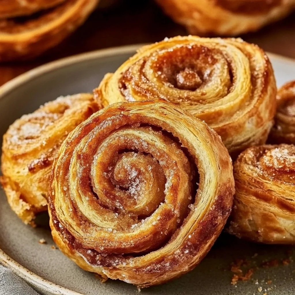 Zimtschnecken aus Blätterteig