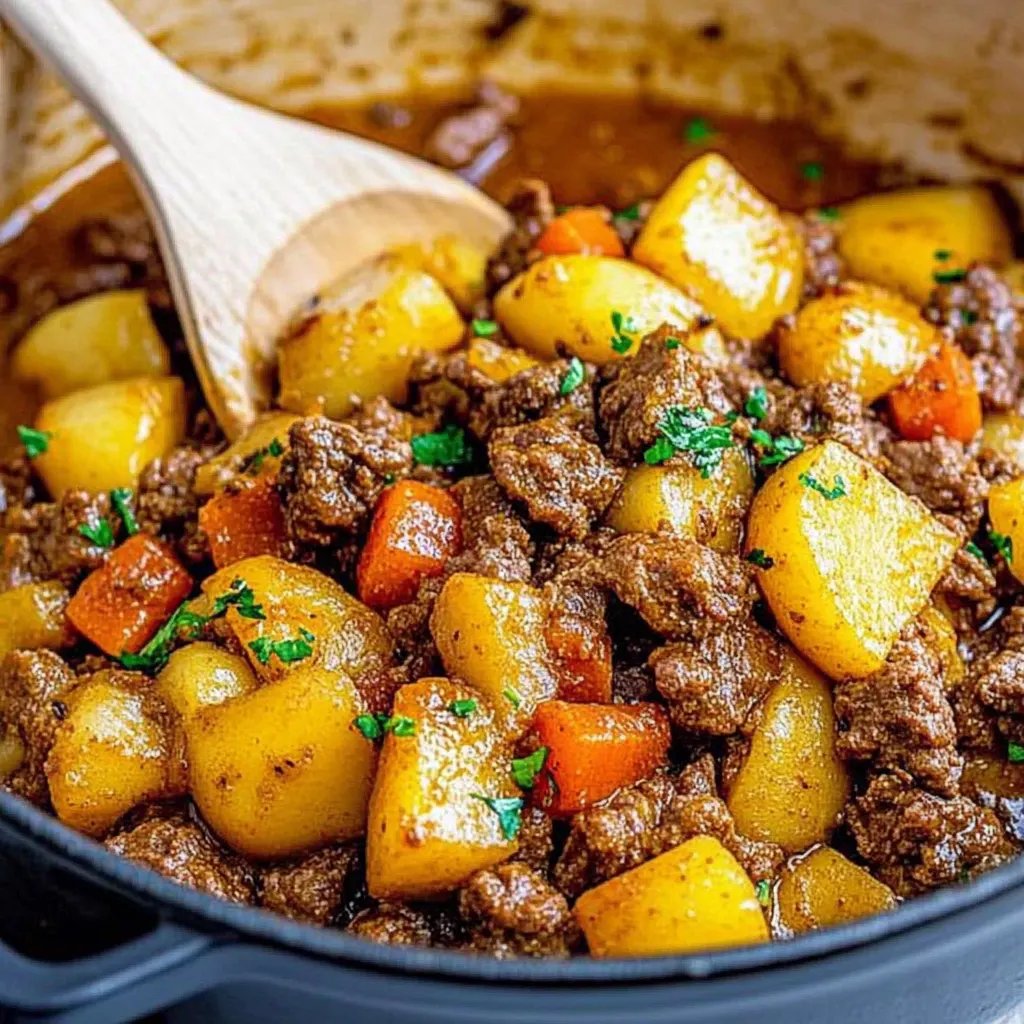 Kartoffelpfanne mit Hackfleisch