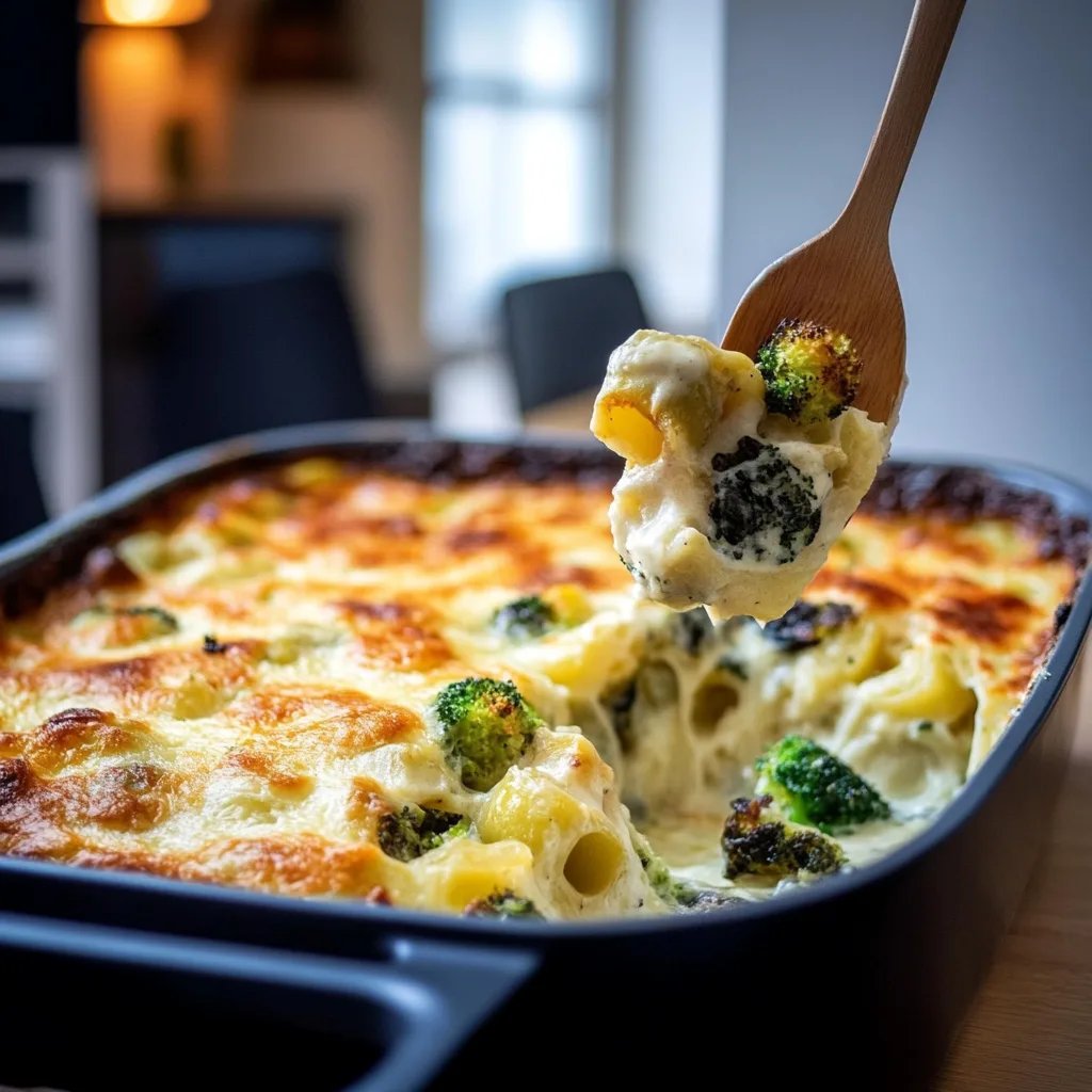 Cremiger Rosenkohl-Kartoffel-Auflauf