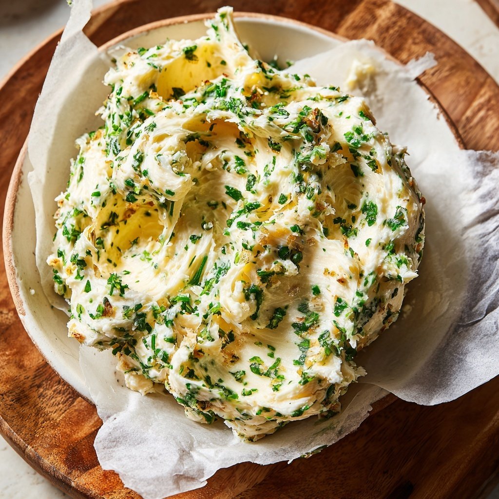 Selbstgemachte Knoblauchbutter Für Baguette