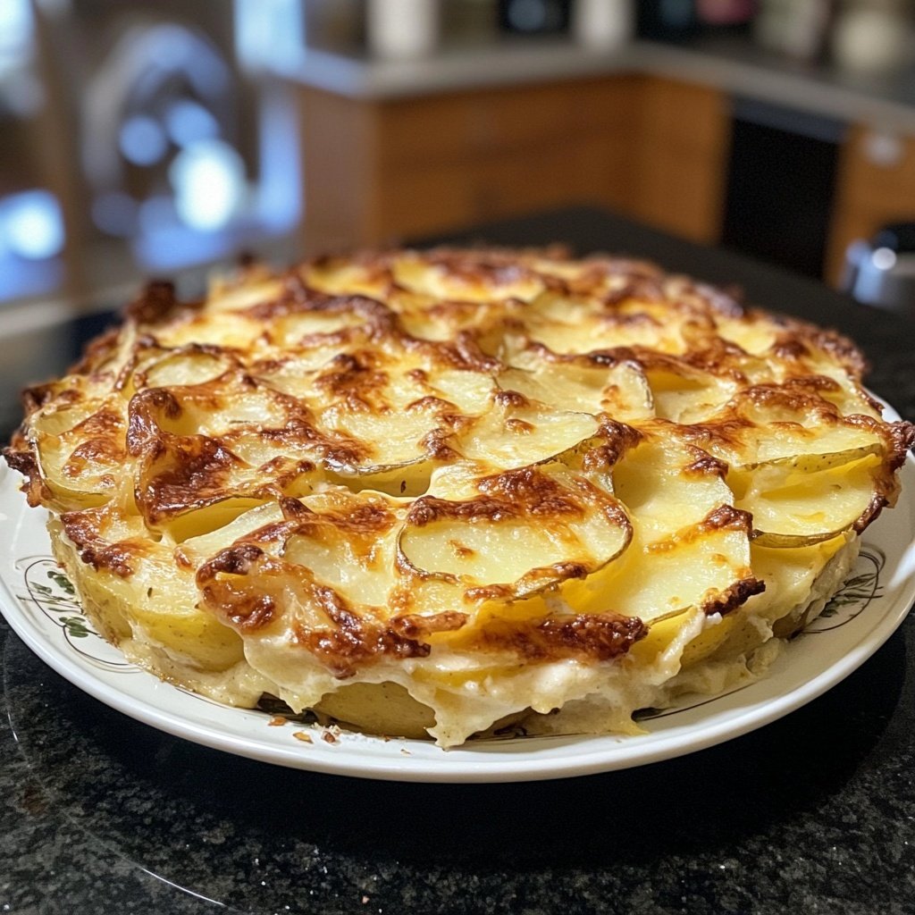 Kartoffelgratin mit Sahne