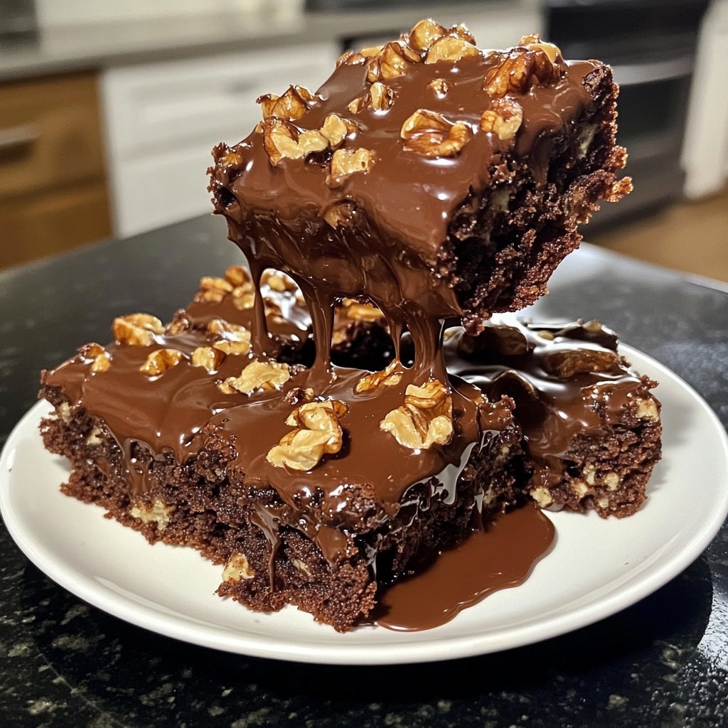 Fudgy Chewy Browkies (Brookies)