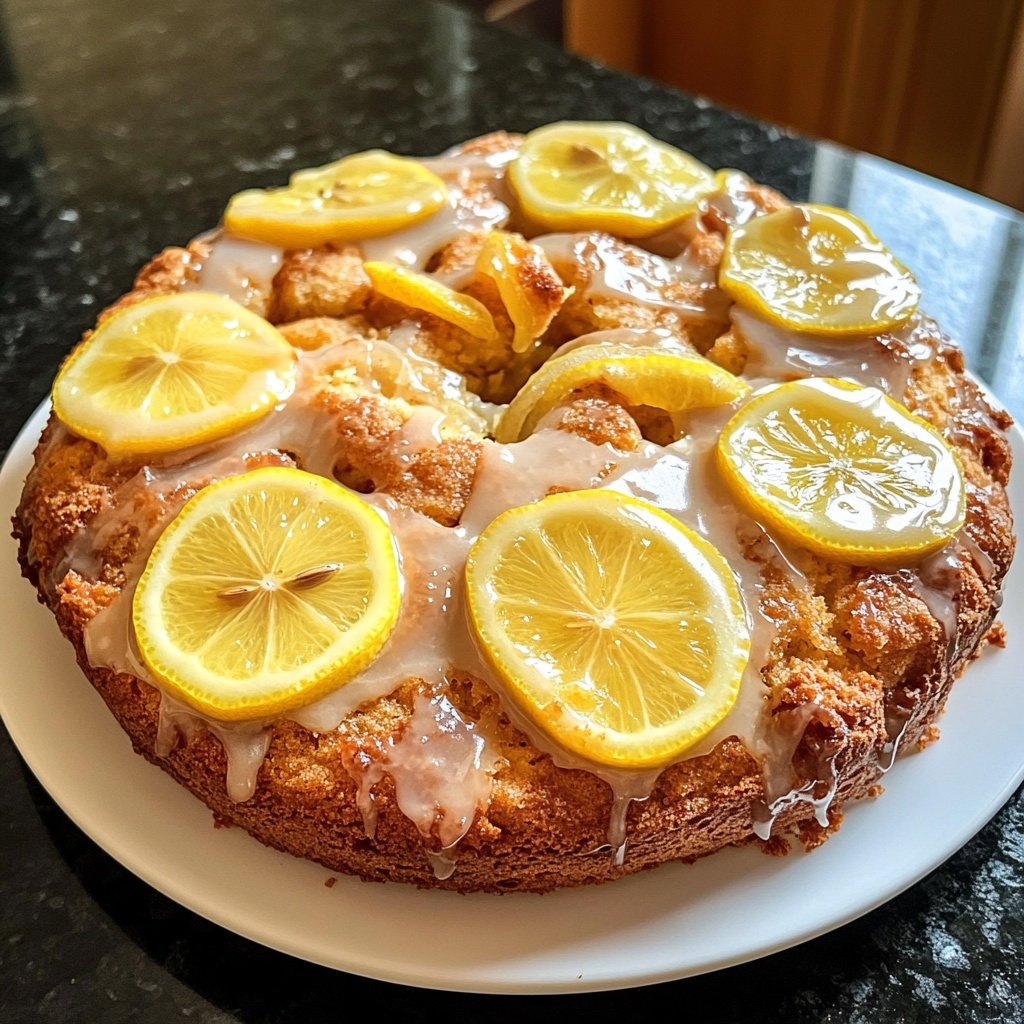 Zitronenkuchen ohne Zucker