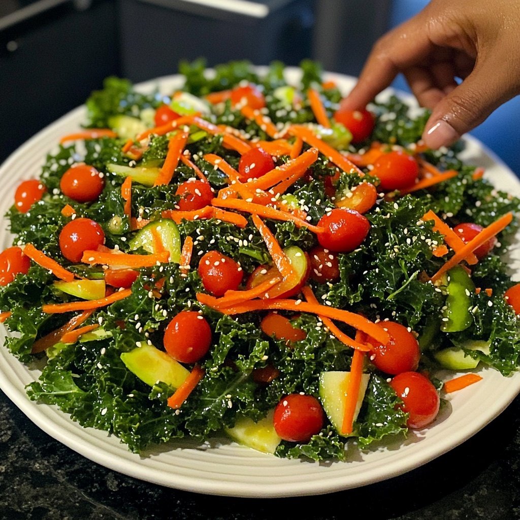 Knackiger Grünkohlsalat